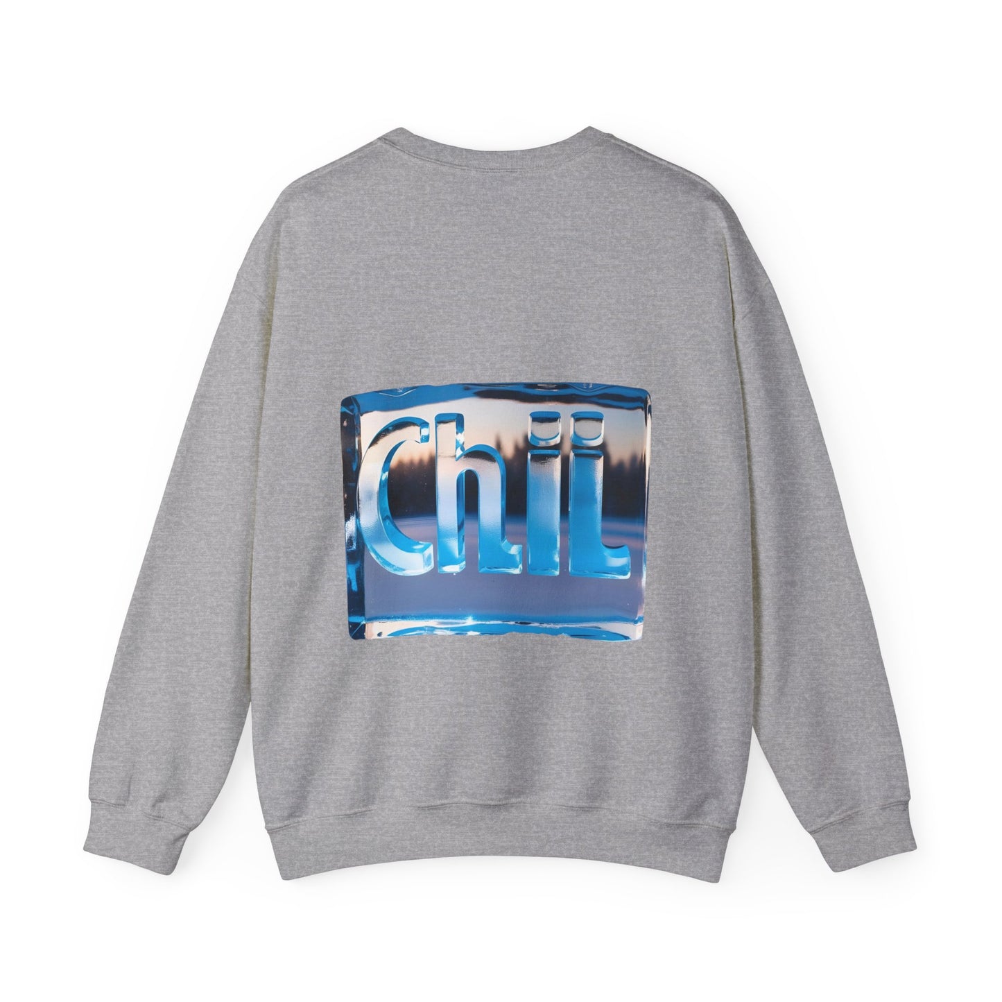 Chill Vibes Crewneck Sweatshirt - Cozy Gift for Friends, Casual Outfit, Relaxation Theme, Unisex Apparel