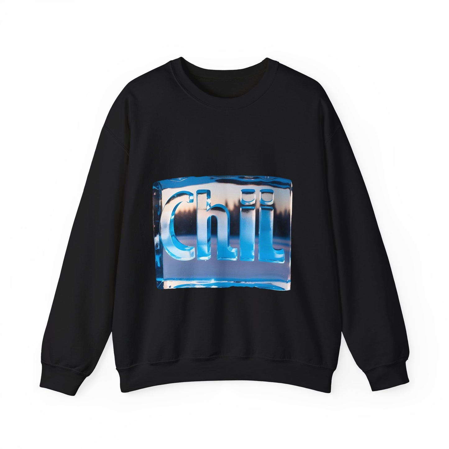 Chill Vibes Crewneck Sweatshirt - Cozy Gift for Friends, Casual Outfit, Relaxation Theme, Unisex Apparel