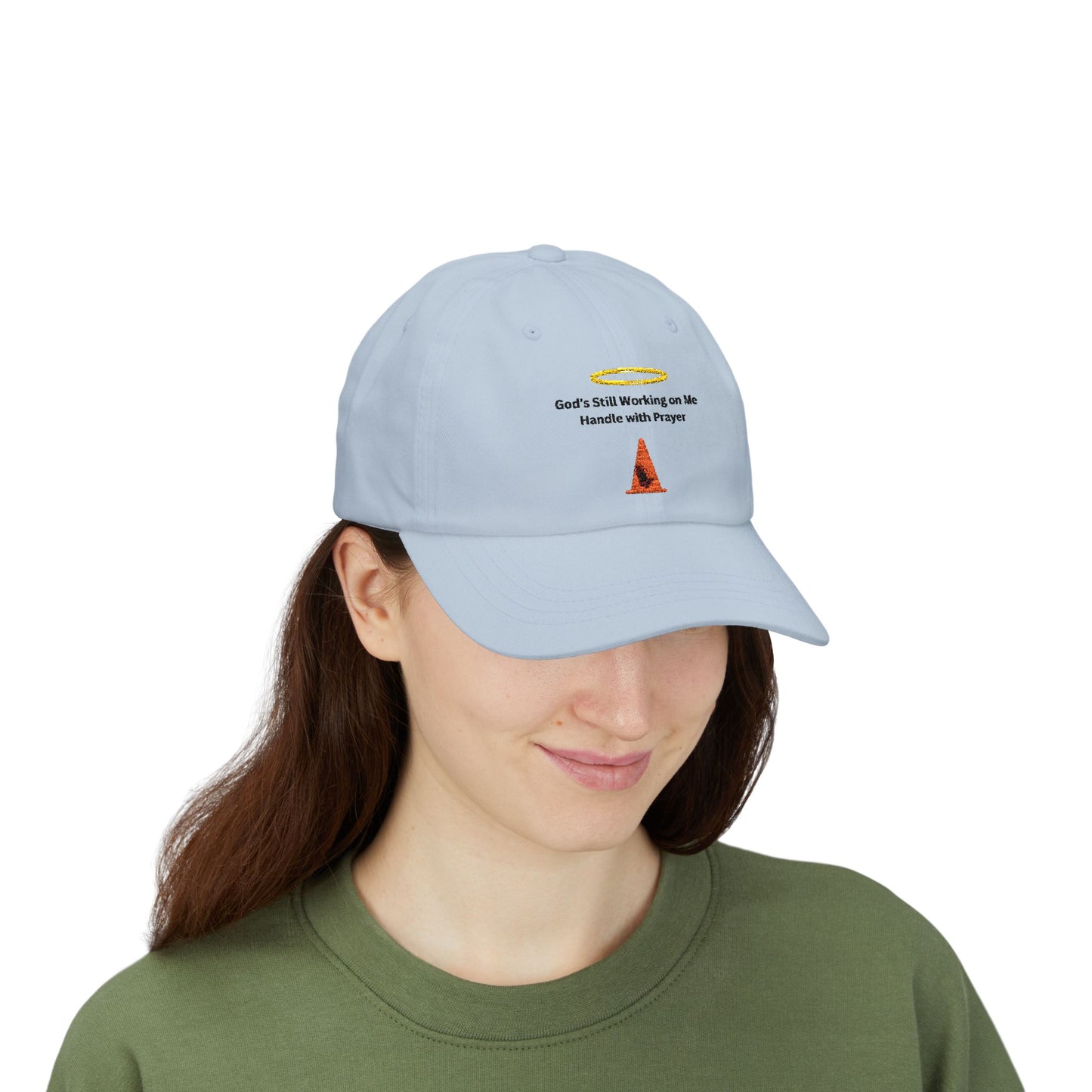 God's Still Working Dad Cap, Inspirational Cap, Religious Hat, Gift for Dads, Prayer Cap, Everyday Wear, Faith-based Accessory