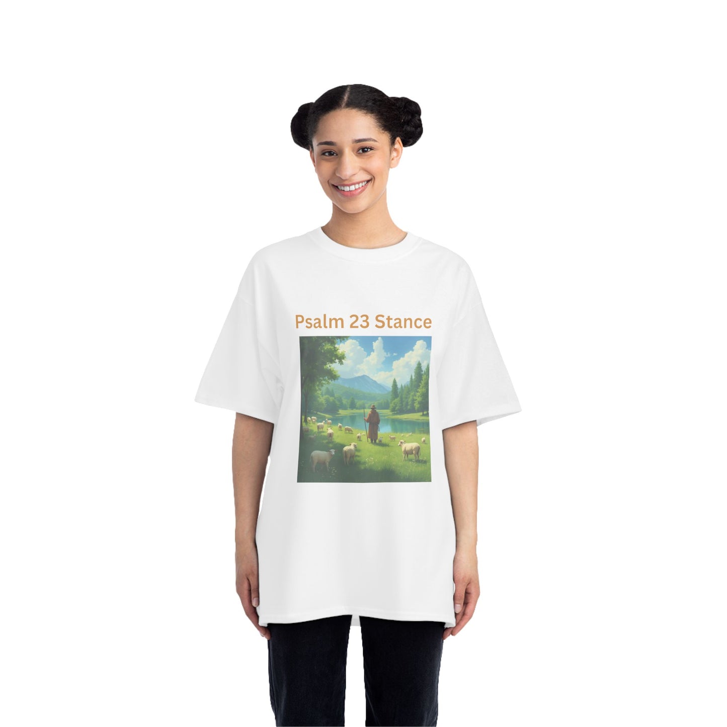 Psalm 23 Stance T-Shirt, Inspirational Tee, Faith-Based Clothing, Christian Gift, Spiritual Apparel, Casual Wear
