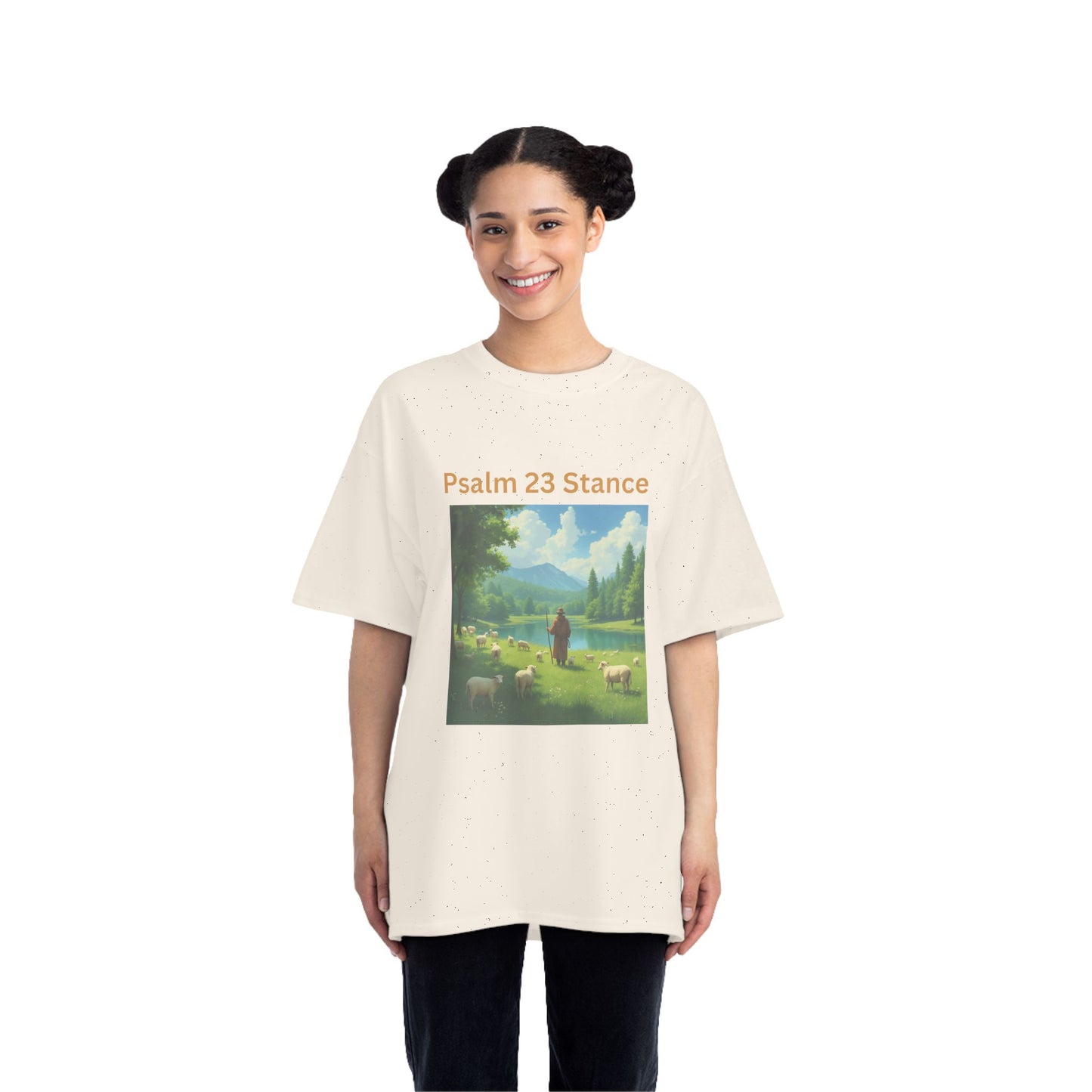 Psalm 23 Stance T-Shirt, Inspirational Tee, Faith-Based Clothing, Christian Gift, Spiritual Apparel, Casual Wear