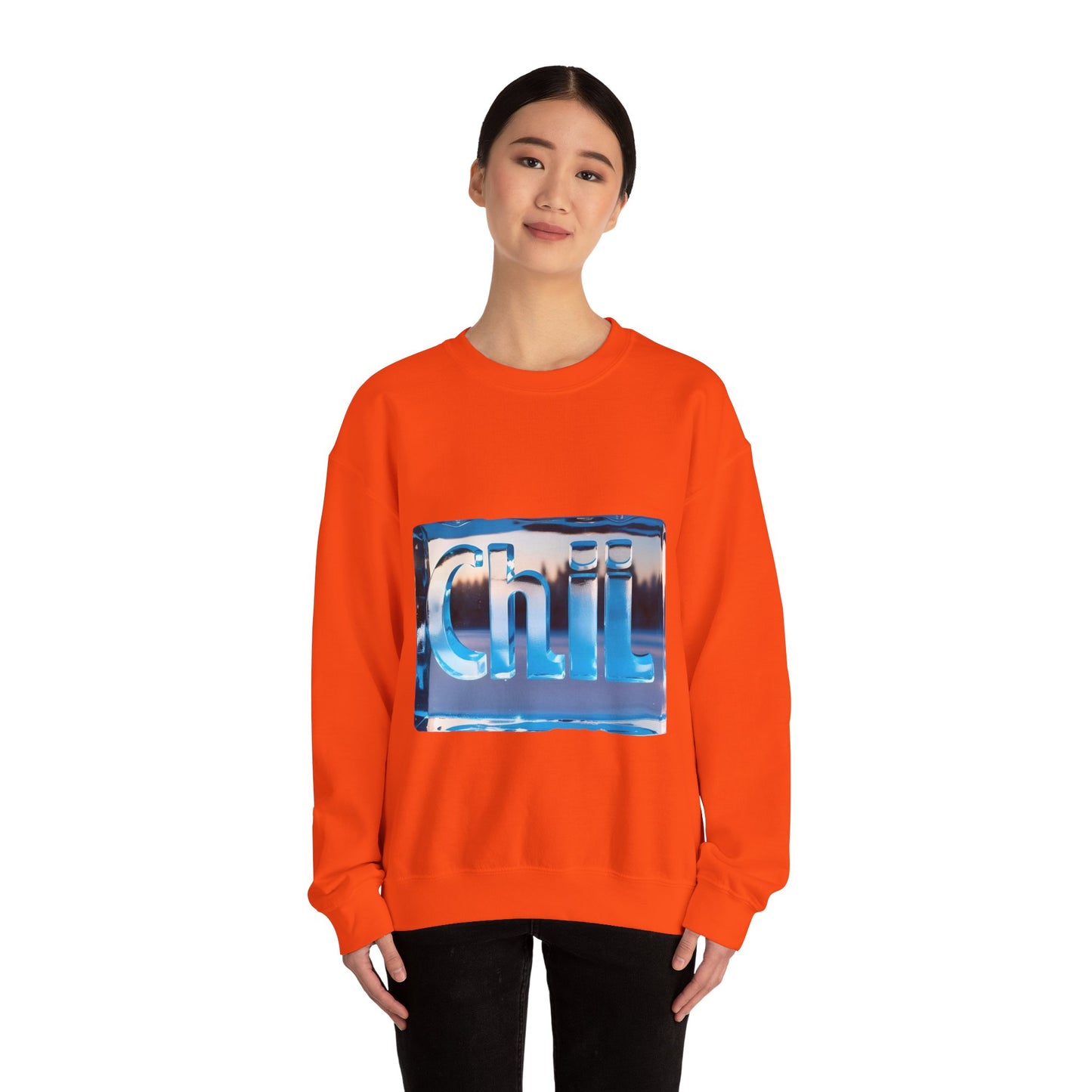 Chill Vibes Crewneck Sweatshirt - Cozy Gift for Friends, Casual Outfit, Relaxation Theme, Unisex Apparel