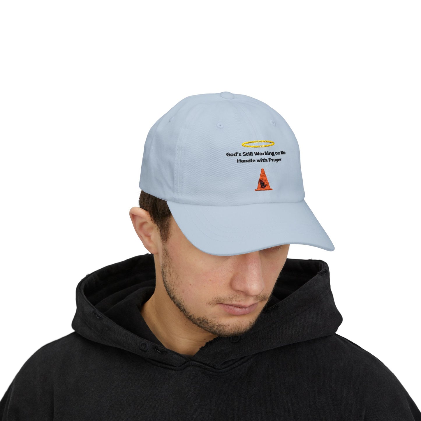 God's Still Working Dad Cap, Inspirational Cap, Religious Hat, Gift for Dads, Prayer Cap, Everyday Wear, Faith-based Accessory