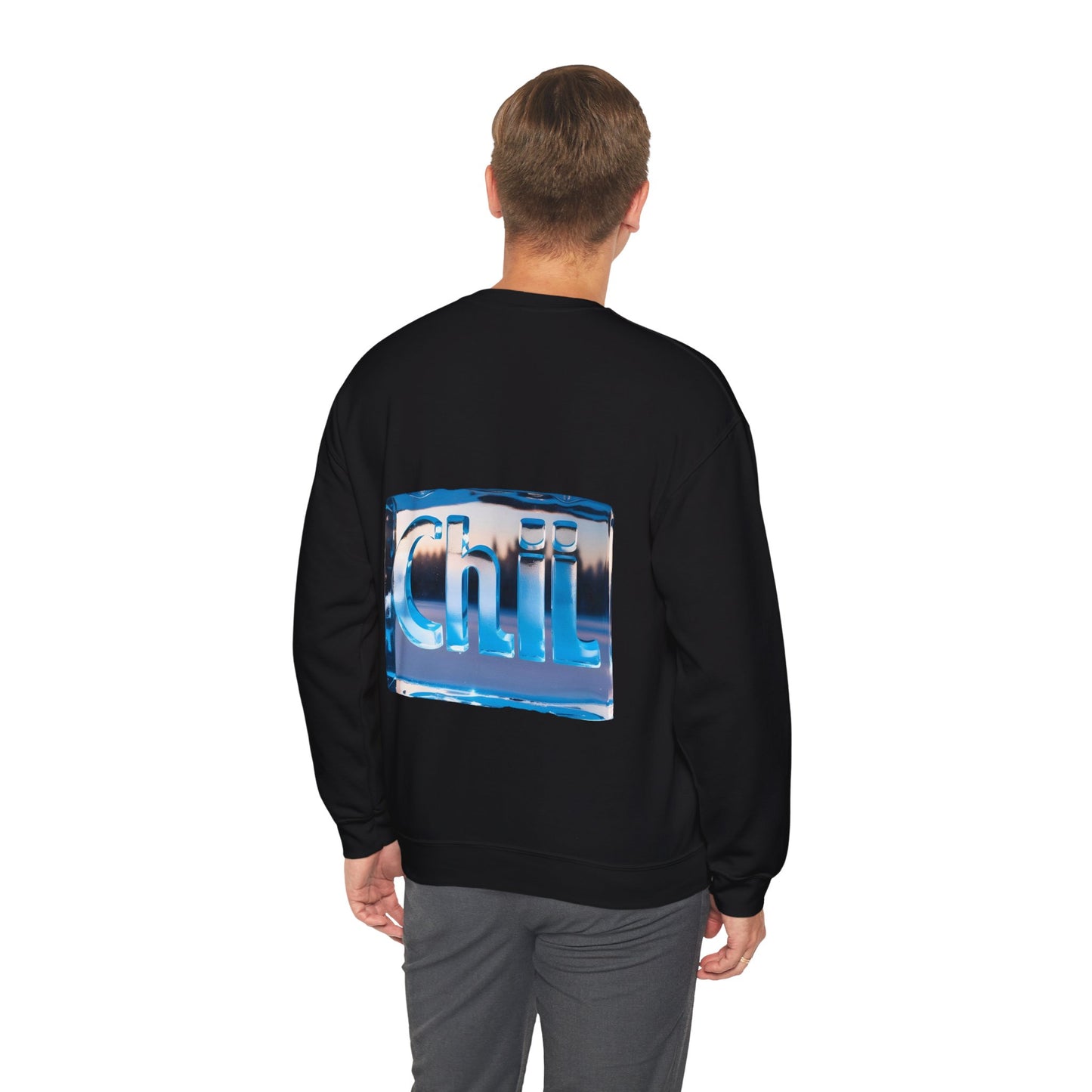 Chill Vibes Crewneck Sweatshirt - Cozy Gift for Friends, Casual Outfit, Relaxation Theme, Unisex Apparel
