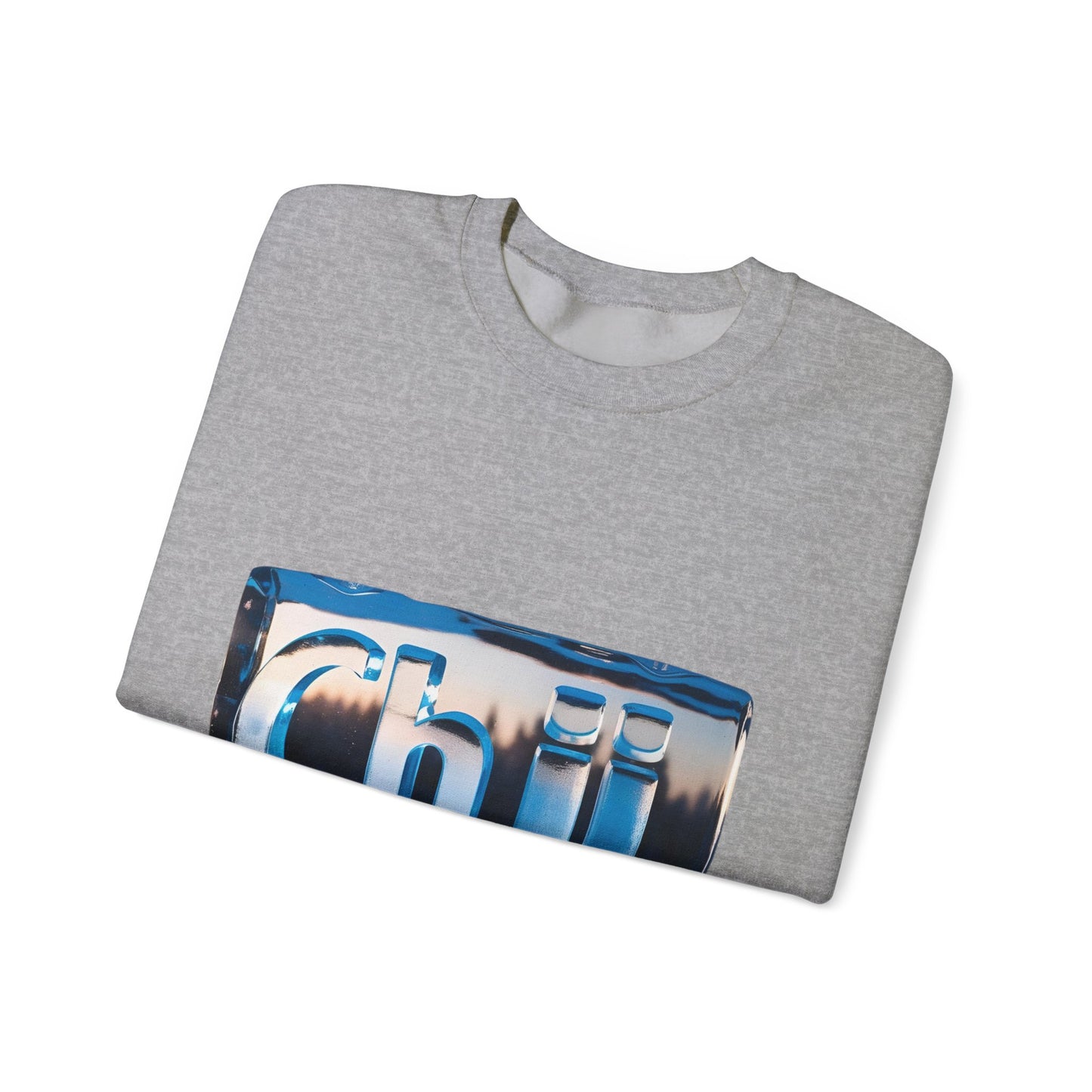 Chill Vibes Crewneck Sweatshirt - Cozy Gift for Friends, Casual Outfit, Relaxation Theme, Unisex Apparel