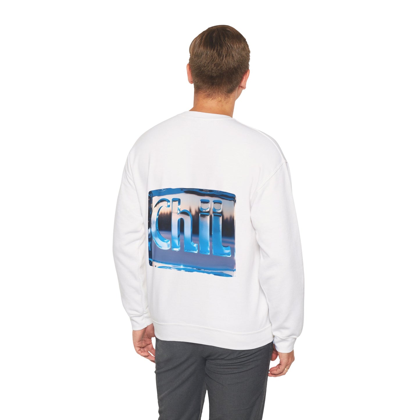 Chill Vibes Crewneck Sweatshirt - Cozy Gift for Friends, Casual Outfit, Relaxation Theme, Unisex Apparel