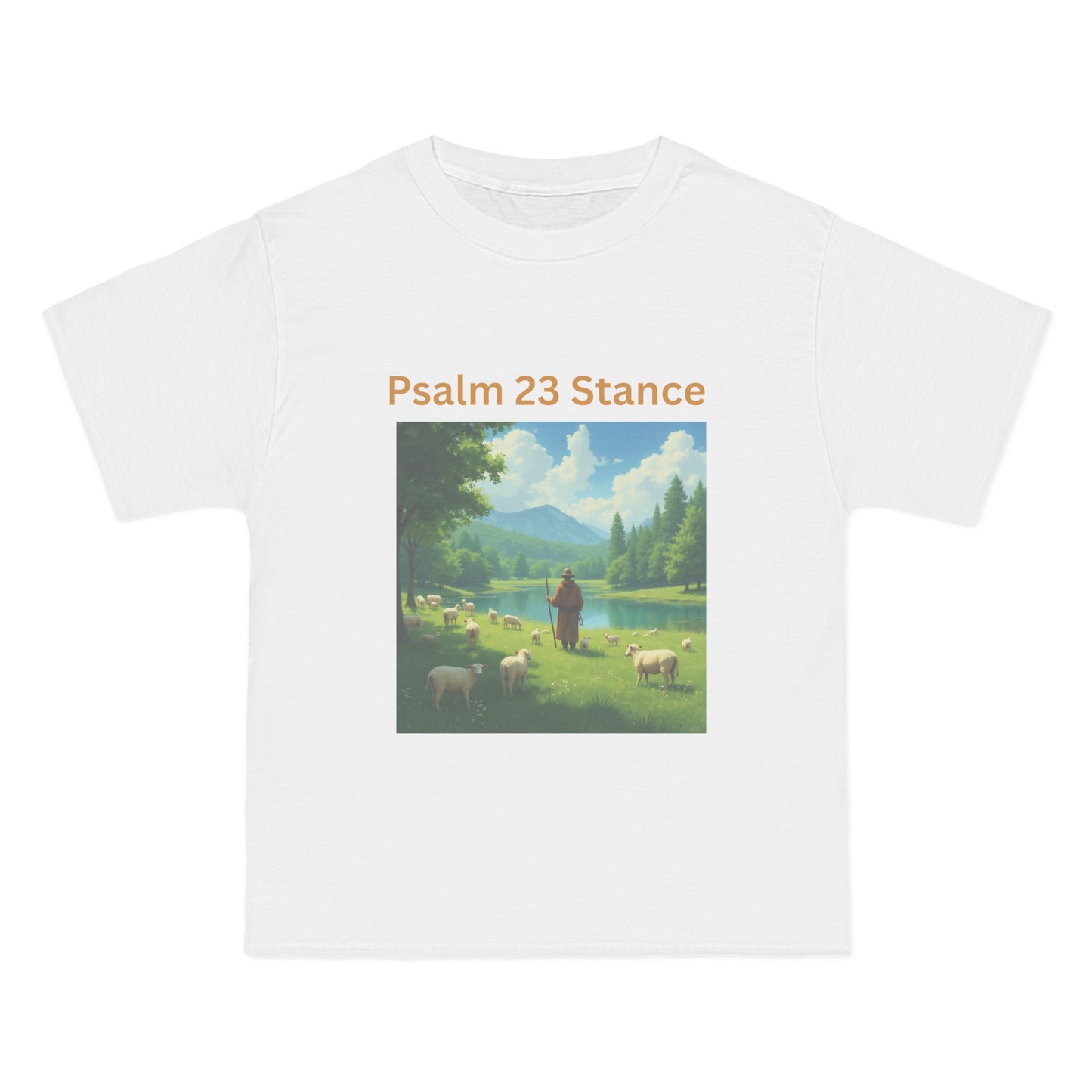 Psalm 23 Stance T-Shirt, Inspirational Tee, Faith-Based Clothing, Christian Gift, Spiritual Apparel, Casual Wear
