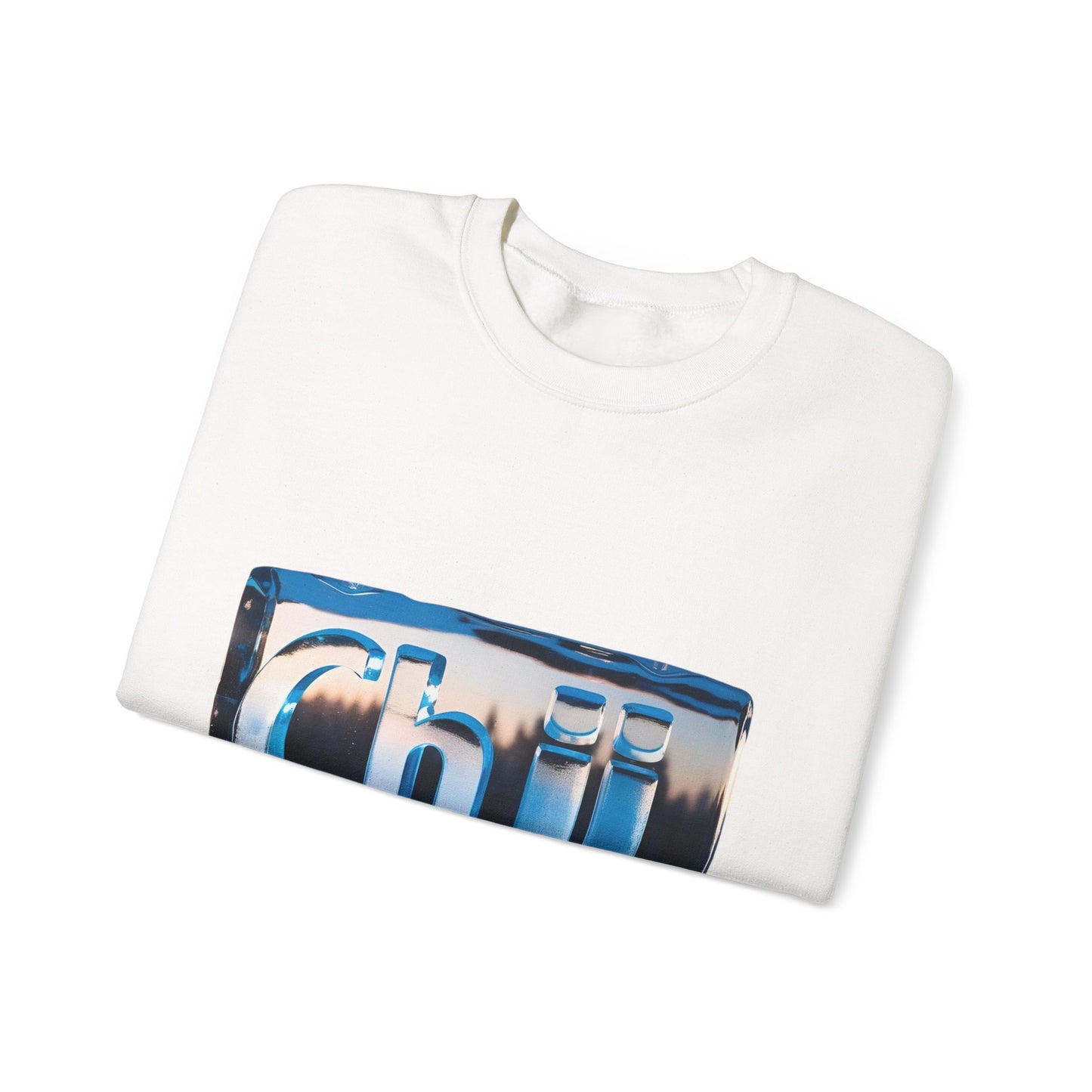 Chill Vibes Crewneck Sweatshirt - Cozy Gift for Friends, Casual Outfit, Relaxation Theme, Unisex Apparel