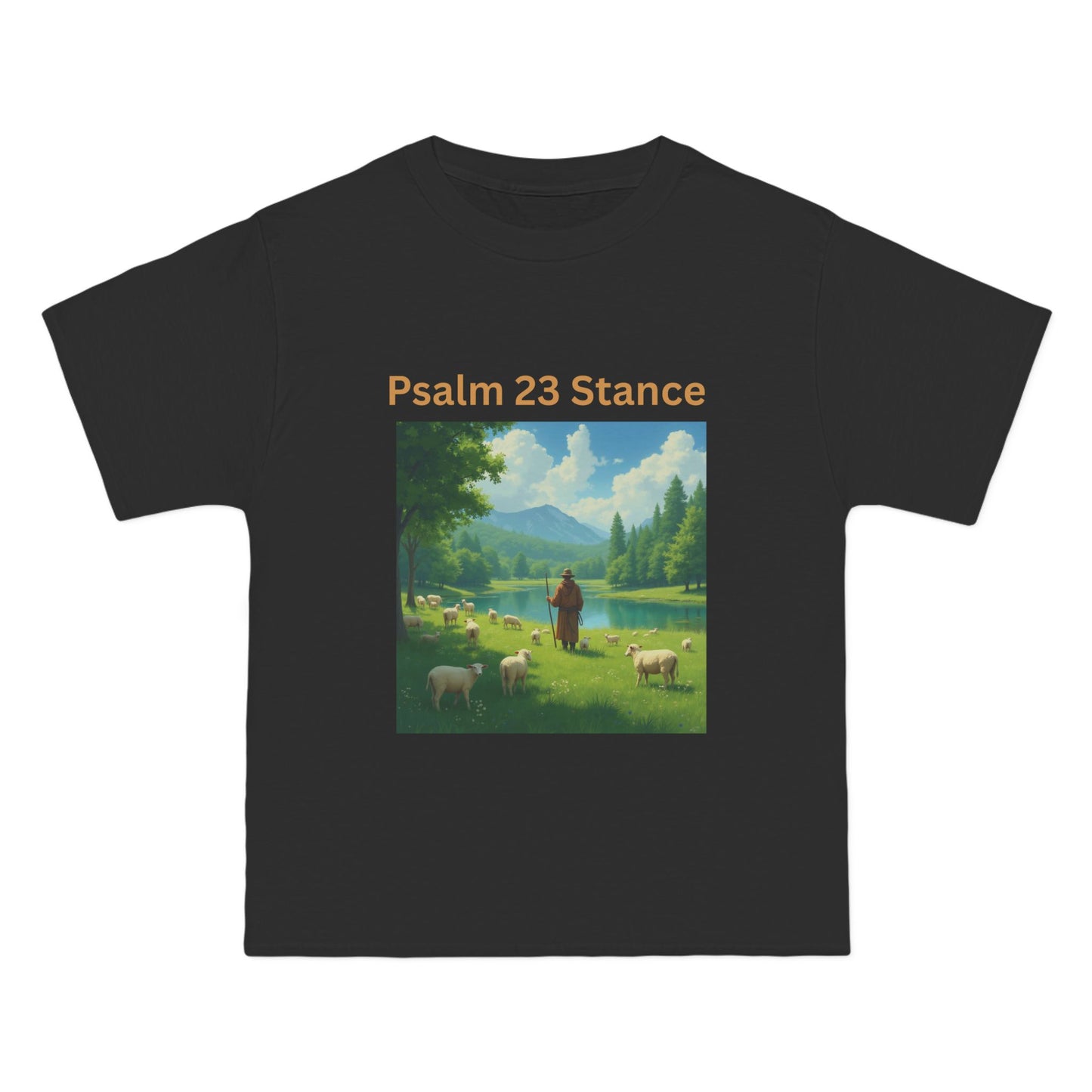Psalm 23 Stance T-Shirt, Inspirational Tee, Faith-Based Clothing, Christian Gift, Spiritual Apparel, Casual Wear