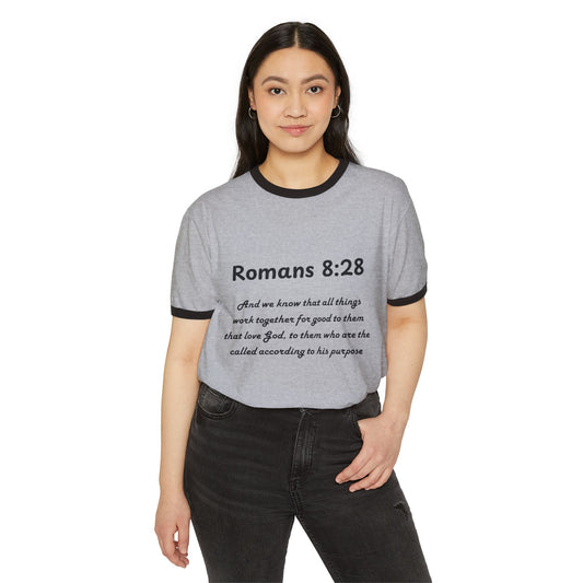 Inspirational Unisex Cotton Ringer T-Shirt - Just Keep Creating - Gift for Artists, Creative Minds, Casual Wear, Motivation, Creativity