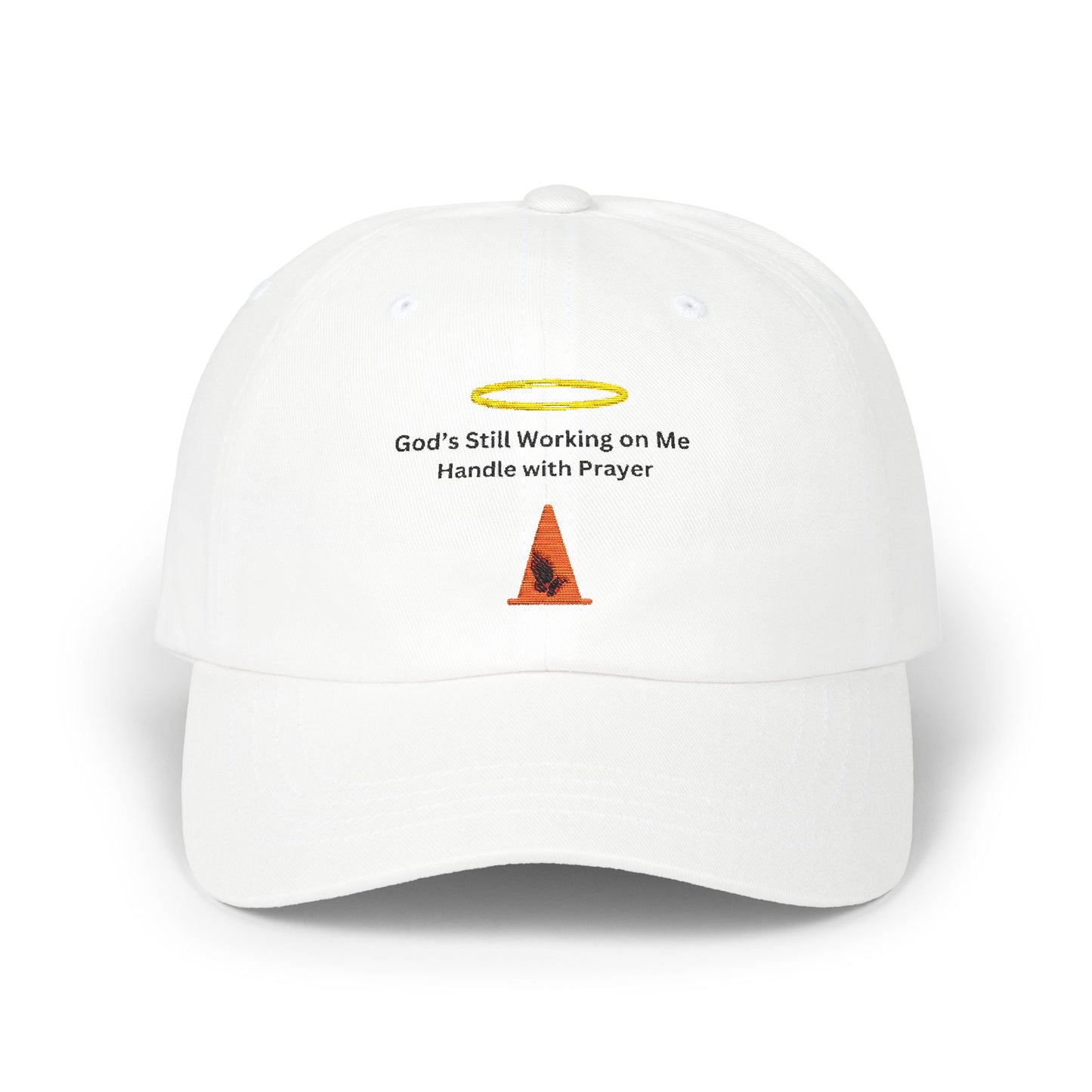 God's Still Working Dad Cap, Inspirational Cap, Religious Hat, Gift for Dads, Prayer Cap, Everyday Wear, Faith-based Accessory